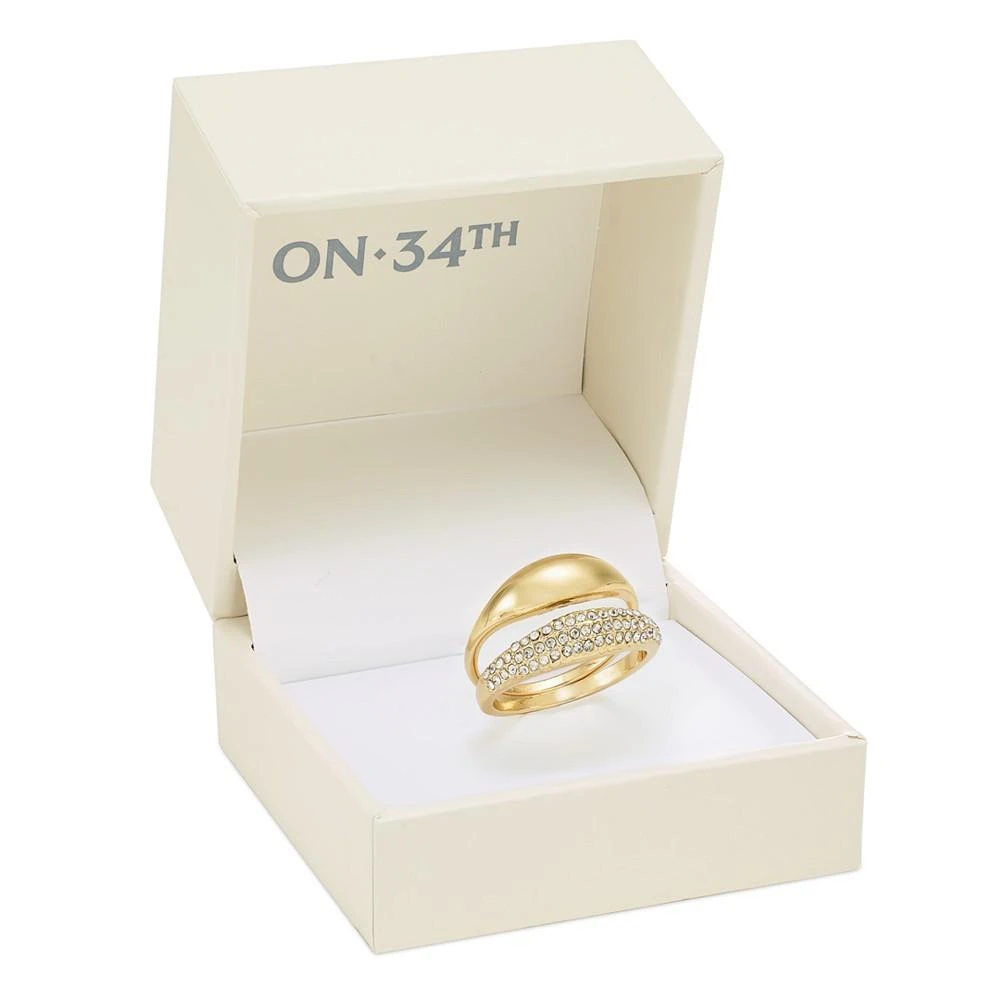 商品On 34th|2-Pc. Set Crystal Pavé Ring, Created for Macy's,价格¥44,第2张图片详细描述