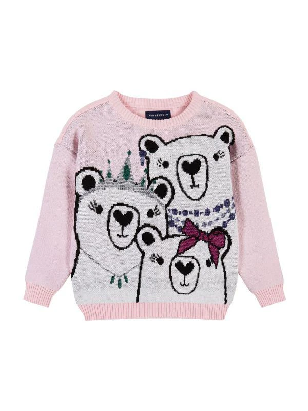 商品Andy & Evan|Little Girl's 2-Piece Bear Sweater & Leggings Set,价格¥281,第3张图片详细描述