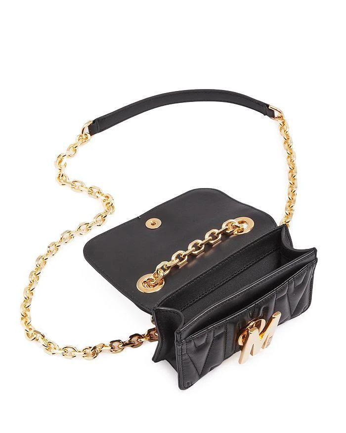 商品Moschino|Quilted Leather Crossbody,价格¥5075,第3张图片详细描述