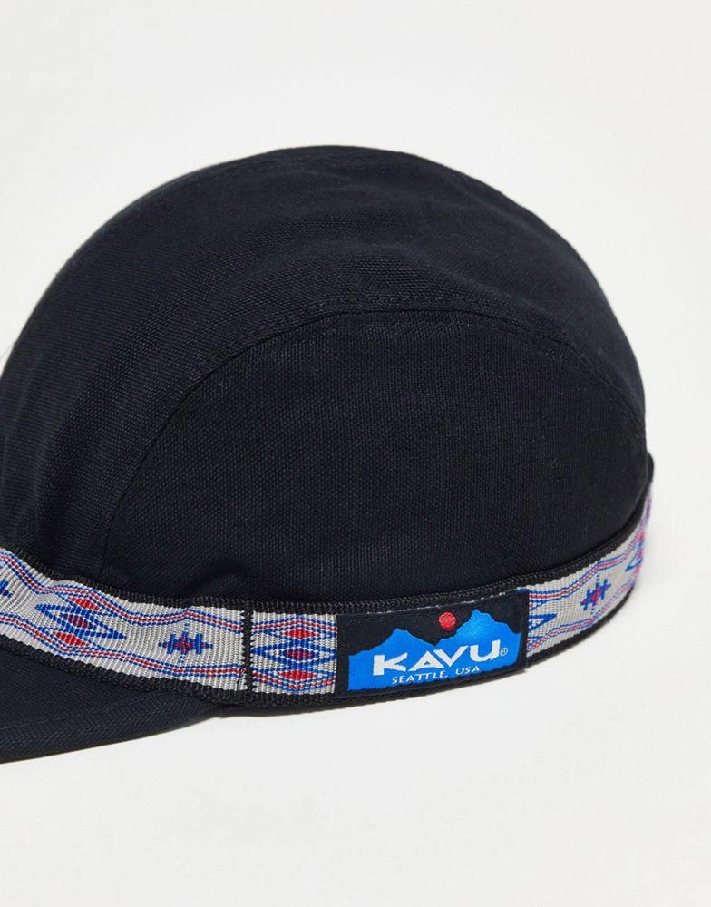 商品KAVU|Kavu Strapcap 4 panel cap in black,价格¥389,第3张图片详细描述