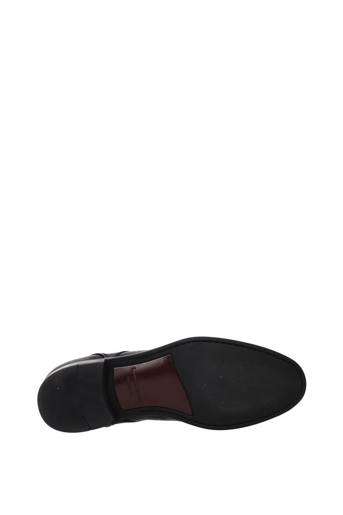 商品Zegna|Lace up and Monkstrap Leather Black,价�格¥2276,第5张图片详细描述