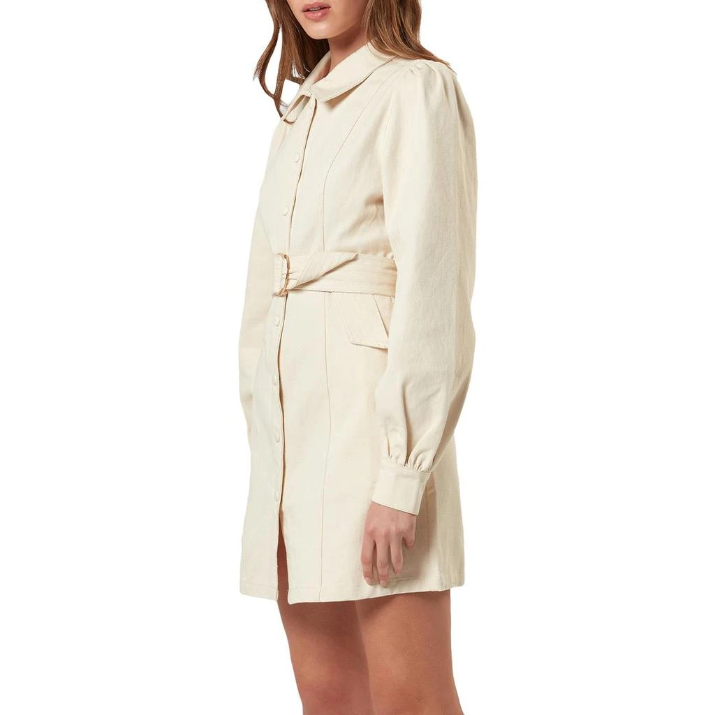 商品Charlie Holiday|Charlie Holiday Womens Rogue Corduroy Puff Sleeve Mini Dress,价格¥131,第2张图片详细描述
