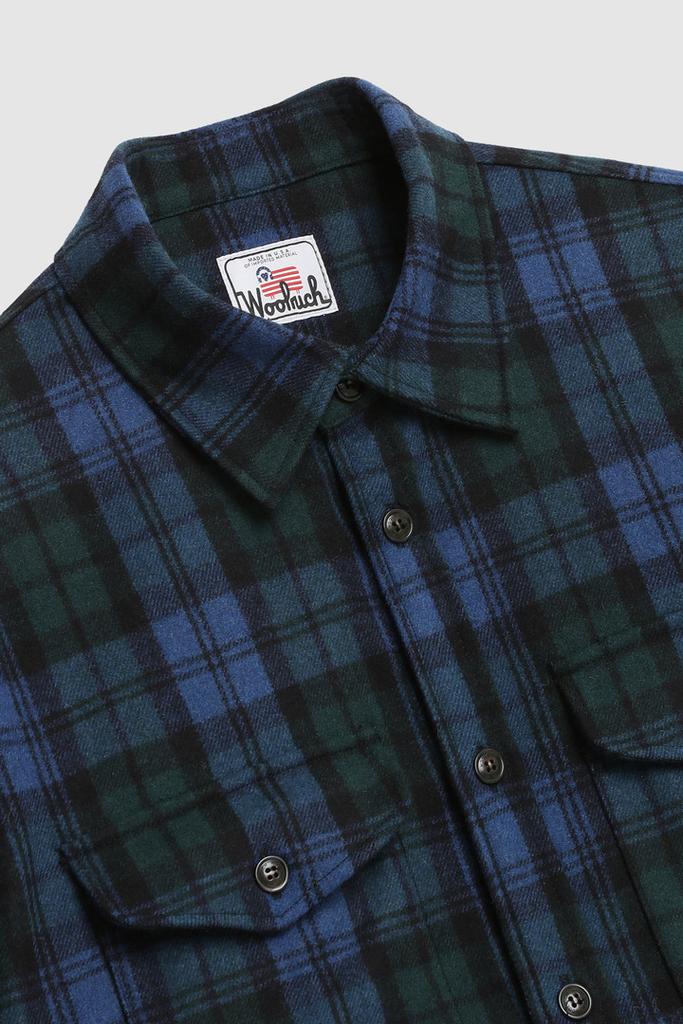 Wool Blend Oxbow Flannel Overshirt - Made in USA商品第8张图片规格展示