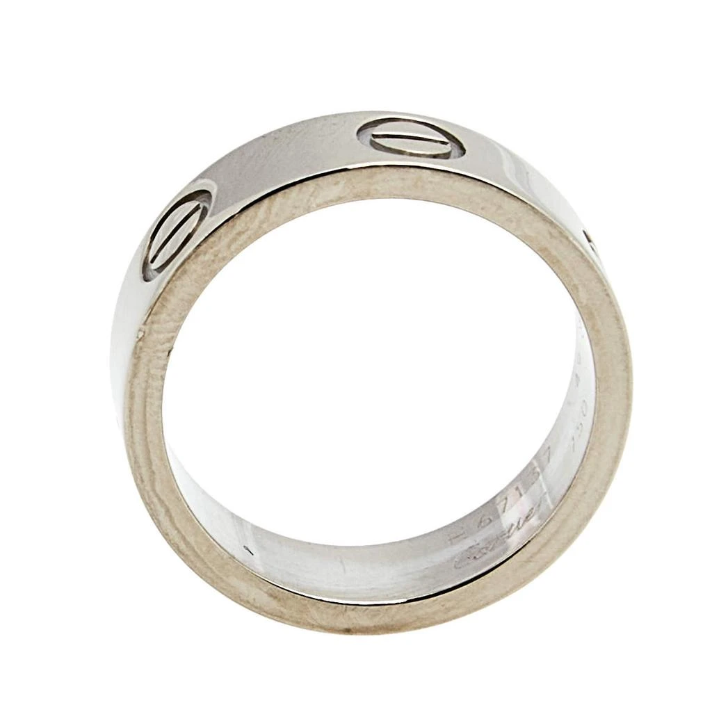 商品[二手商品] Cartier|Cartier Love 18K White Gold Ring Size 49,价格¥7888,第5张图片详细描述