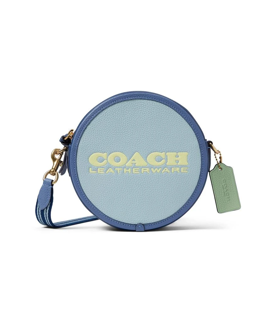 商品Coach|Color-Block Leather Kia Circle Bag,价格¥1448,第1张图片