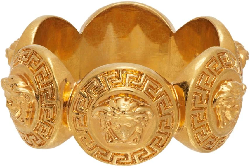商品Versace|Gold Tribute Medusa Ring,价格¥1644,第3张图片详细描述