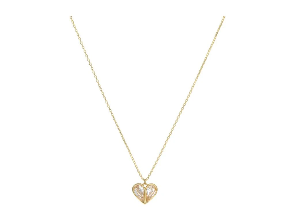 商品Kate Spade|Rock Solid Stone Heart Mini Pendant-Boxed Necklace,价格¥413,第1张图片