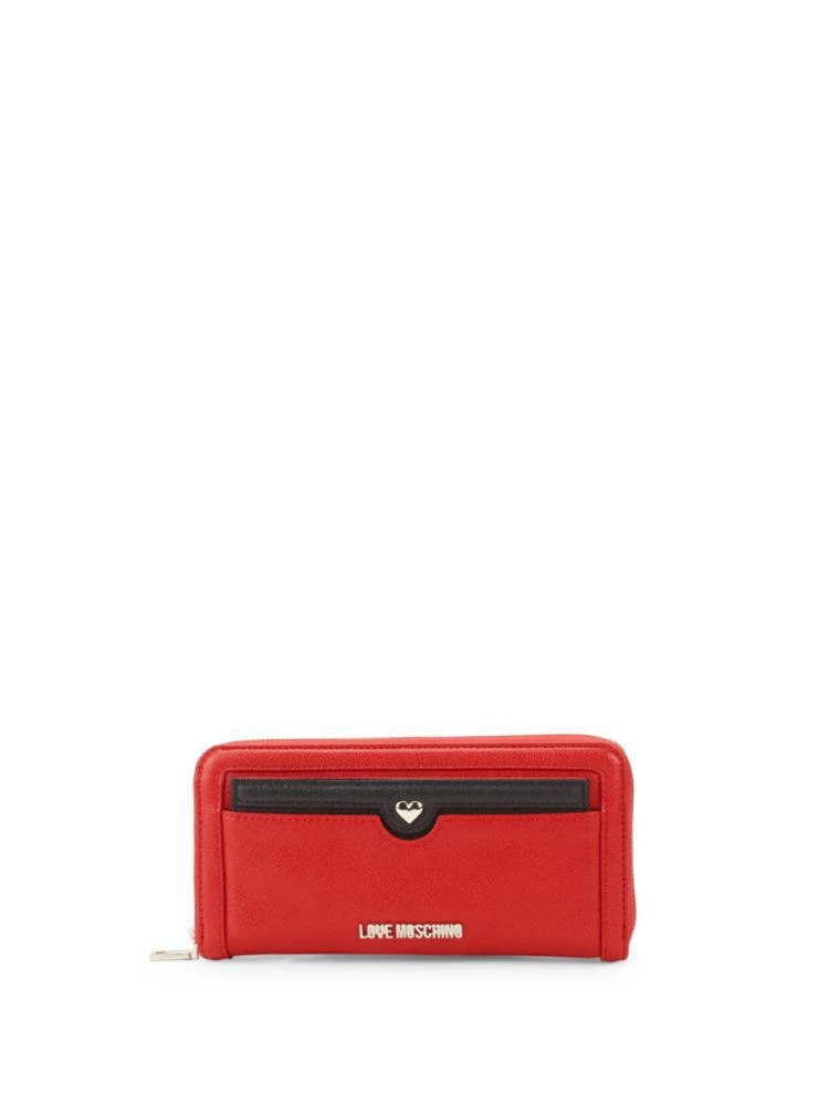 商品Moschino|Leather Multi Pocket Wallet,价格¥629,第4张图片详细描述