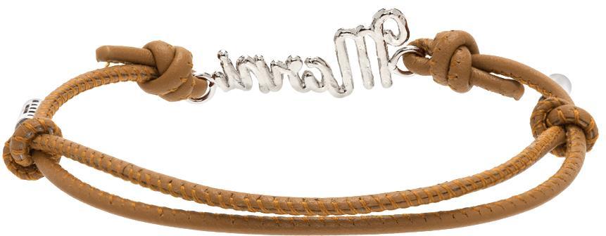 商品Marni|Tan Leather Bracelet,价格¥454,第6张图片详细描述