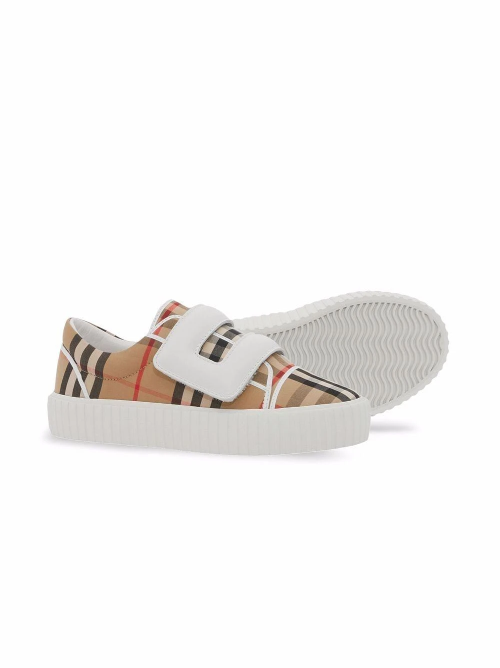 商品Burberry|Burberry 男童运动鞋 8047490A7028-0 米白色,价格¥2710,第3张图片详细描述