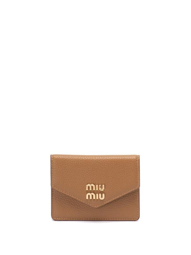 商品Miu Miu|Miu Miu Leather Card Holder,价格¥1654,第1张图片