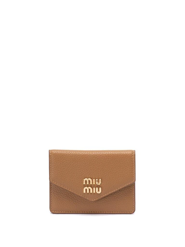 商品Miu Miu|Miu Miu Leather Card Holder,价格¥1731,第1张图片