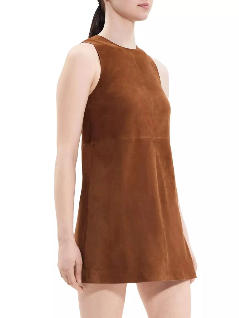 商品Theory|Suede A-Line Shift Dress,价格¥2240,第4张图片详细描述