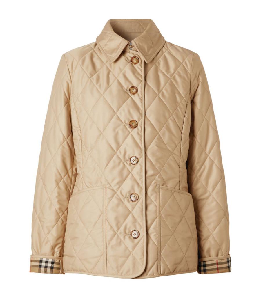 diamond quilted thermoregulated jacket商品第1张图片规格展示