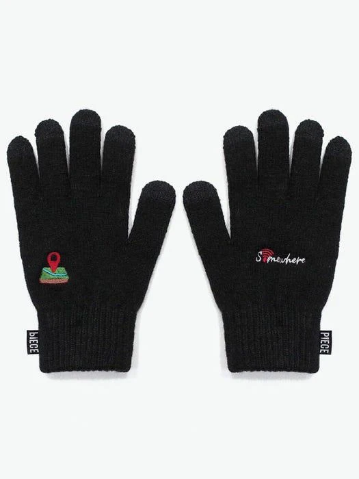 商品PIECEMAKER|Somewhere Smart Gloves Black,价格¥355,第2张图片详细描述