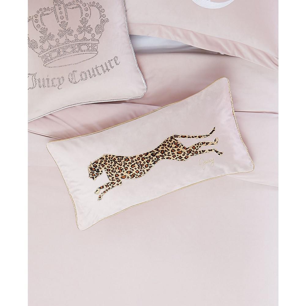 商品Juicy Couture|Velvet Cheetah Decorative Pillow, 14" x 24",价格¥181,第5张图片详细描述
