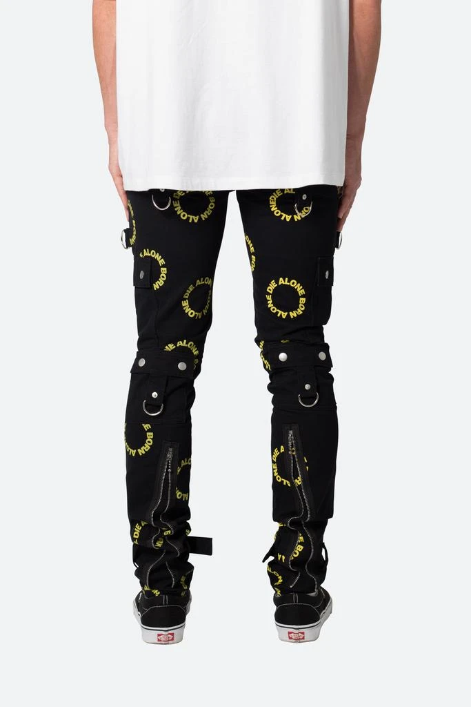 商品MNML|M564 Punk Cargo Pants - Black/Yellow,价格¥243,第4张图片详细描述