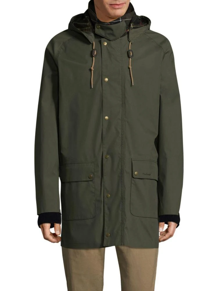 商品Barbour|Drawstring Button Jacket,价格¥1250,第1张图片