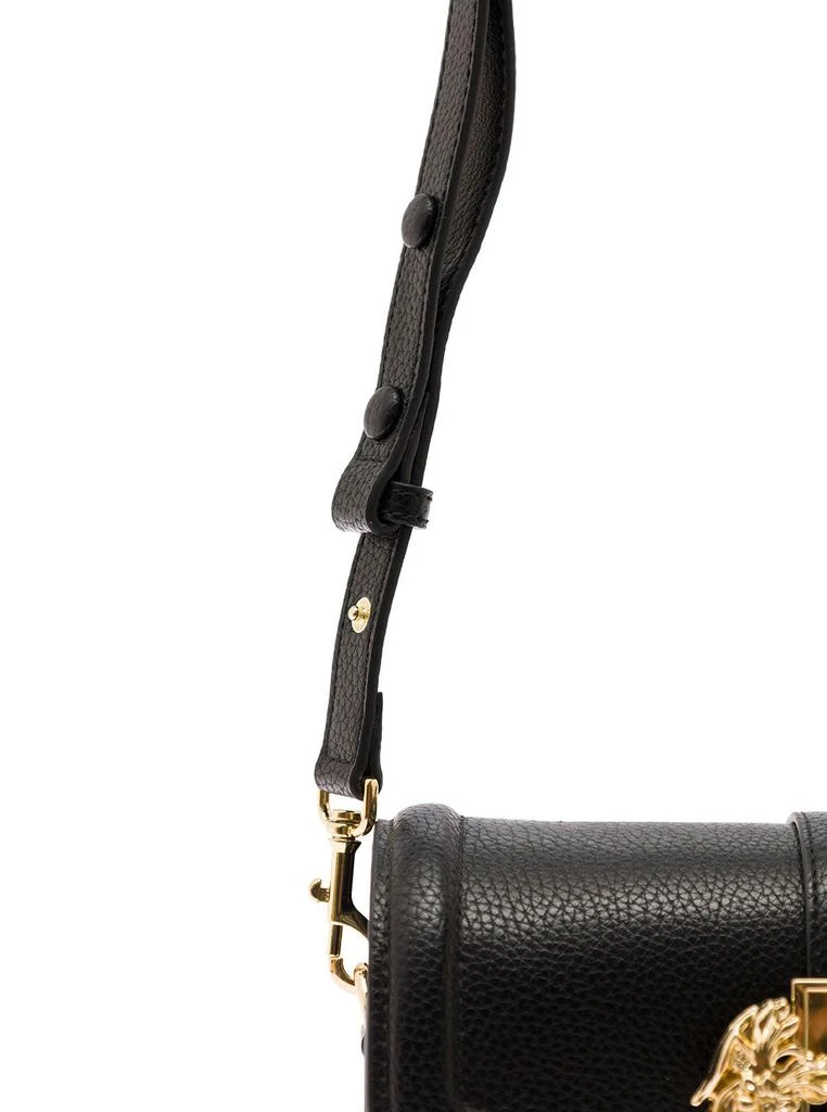 商品Versace|Black Shoulder Bag in Leatherette with Baroque Buckle VERSACE JEANS COUTURE Woman,价格¥1578,第3张图片详细描述