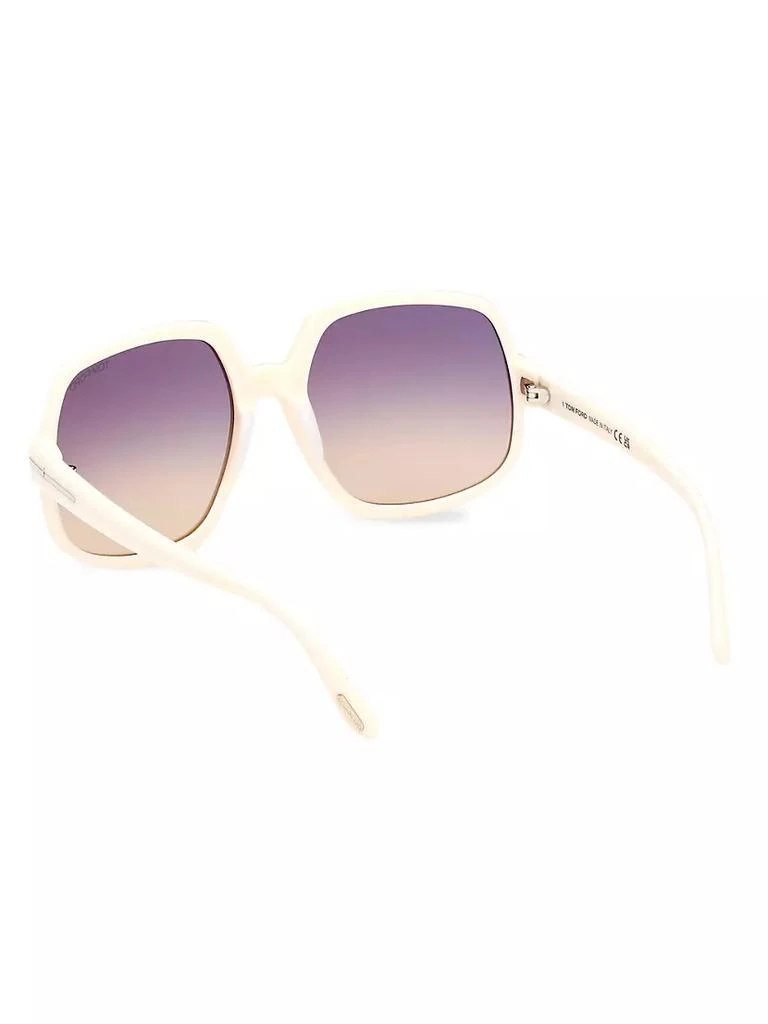 商品Tom Ford|60MM Geometric Sunglasses,价格¥3238,第4张图片详细描述