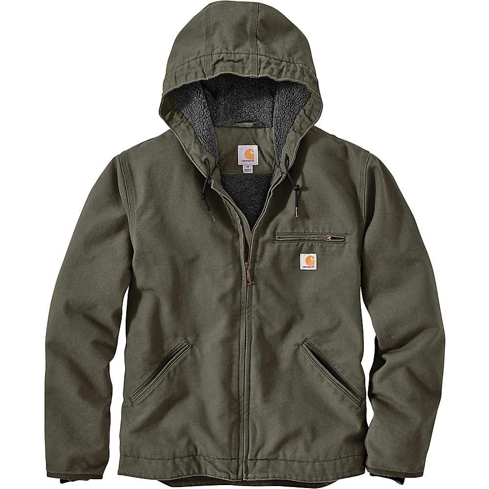 商品Carhartt|Men's Washed Duck Sherpa-Lined Jacket,价格¥639,第1张图片