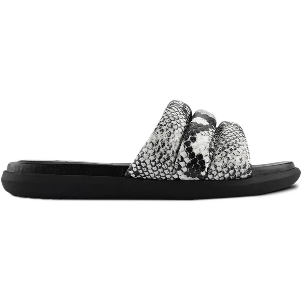 商品Marc Fisher|Marc Fisher LTD Womens Yessy2 Leather Snake Print Slide Sandals,价格¥92,第2张图片详细描述