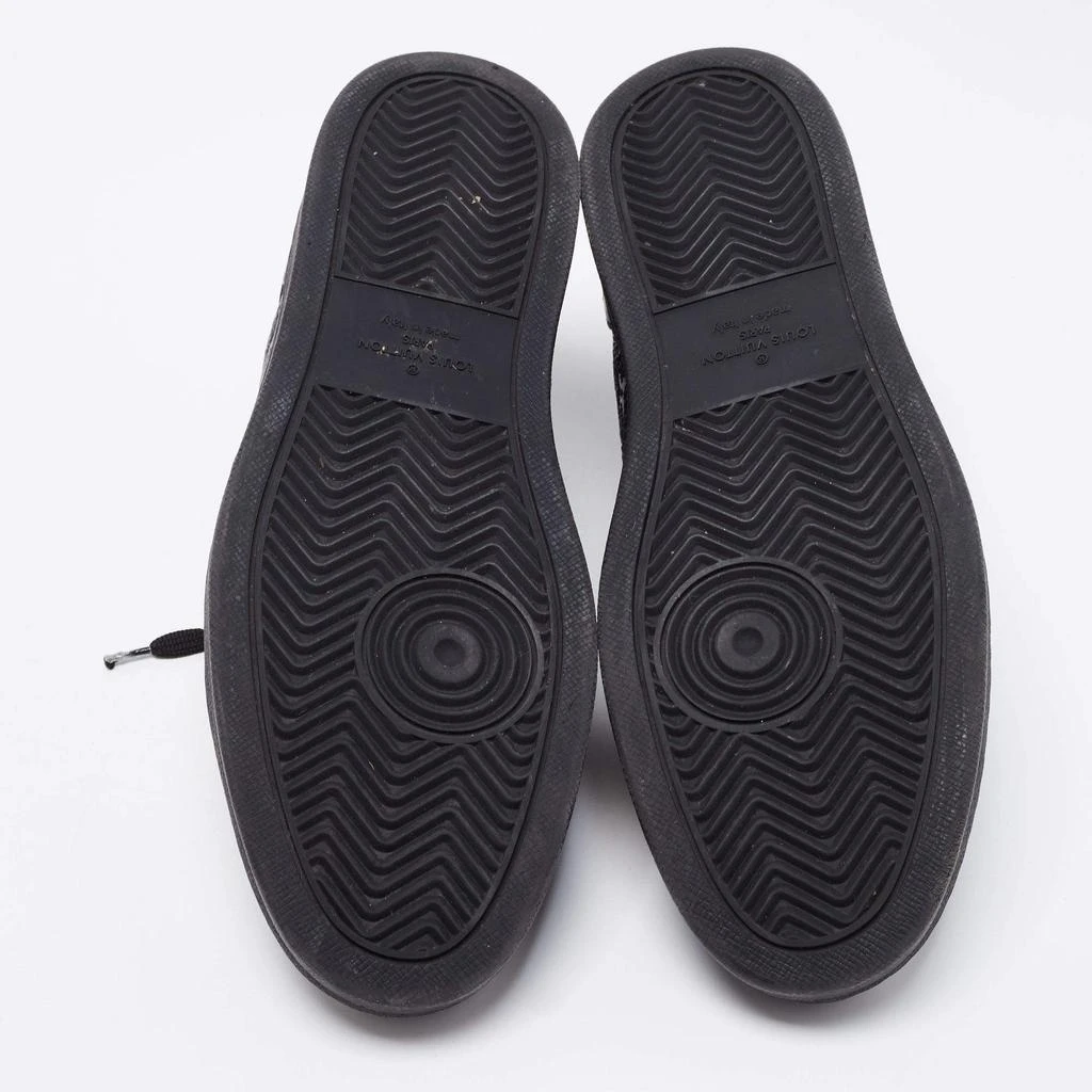 Louis Vuitton Black Leather Rivoli Monogram Low Top Sneakers Size 44 商品