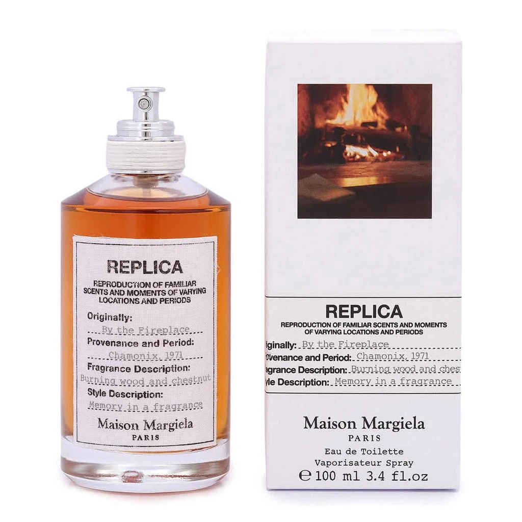 商品MAISON MARGIELA|Men's Replica By The Fireplace EDT Spray 3.4 oz Fragrances 3614270562112,价格¥701,第2张图片详细描述