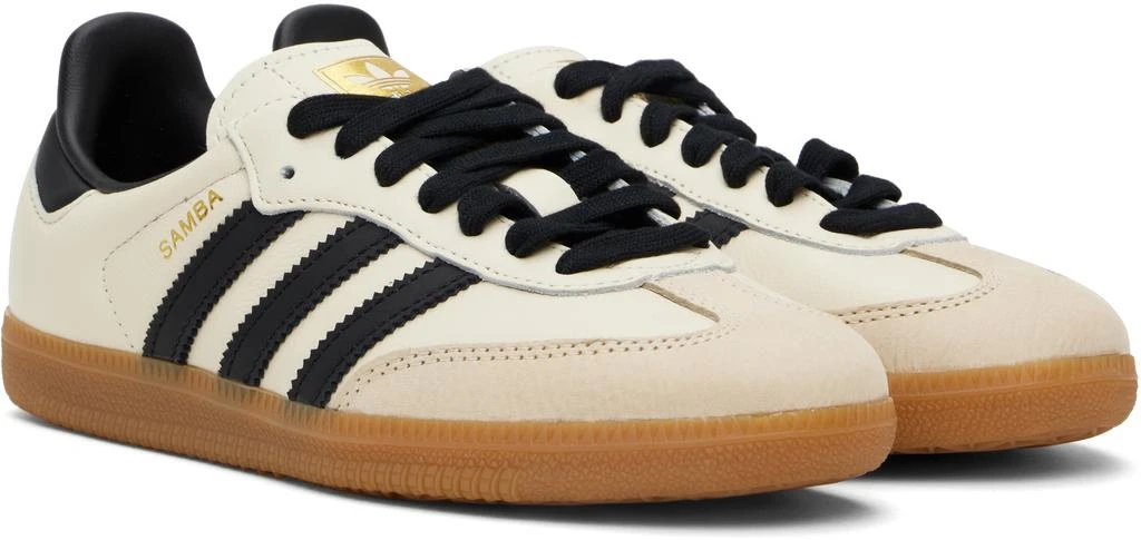商品Adidas|Off-White & Black Samba OG Sneakers,价格¥783,第4张图片详细描述