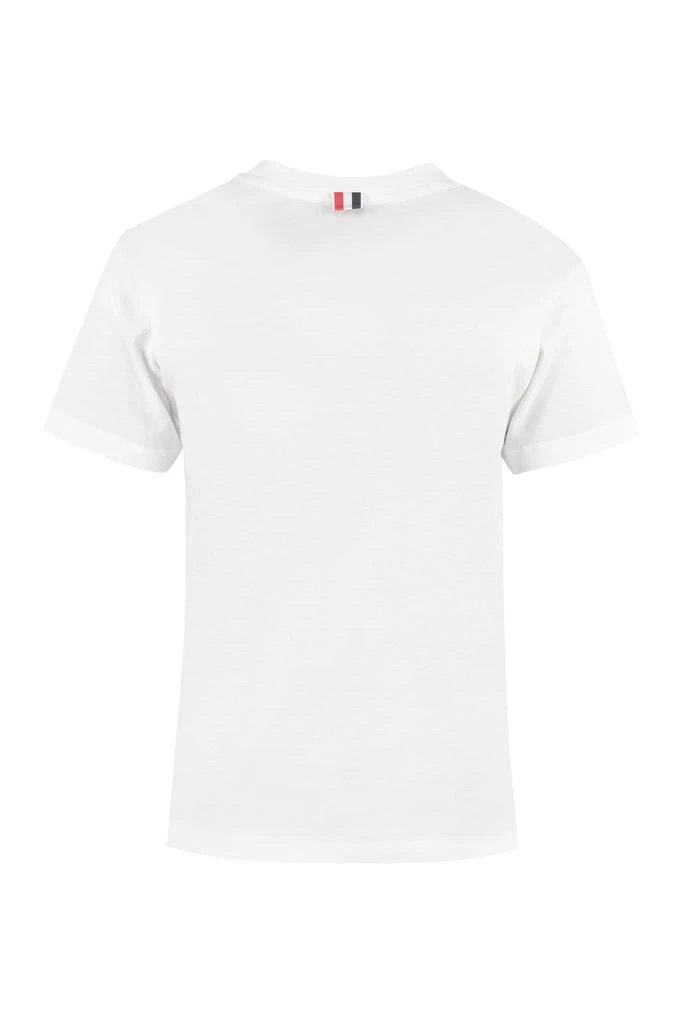 商品Thom Browne|Thom Browne Logo Patch Crewneck T-Shirt,价格¥1377,第1张图片