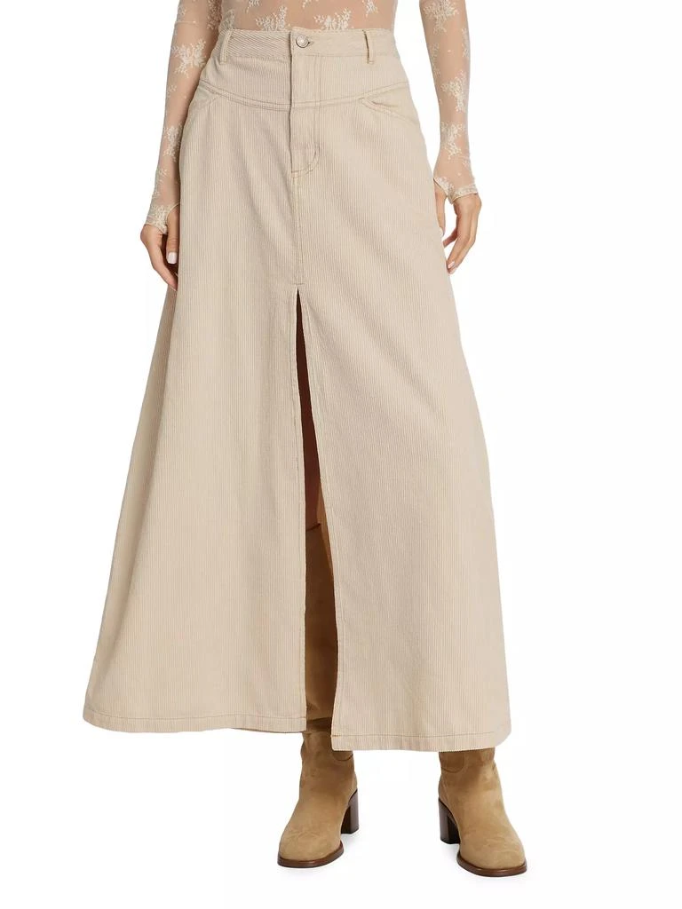 商品Free People|Come As You Are Corduroy Maxi Skirt,价格¥576,第3张图片详细描述