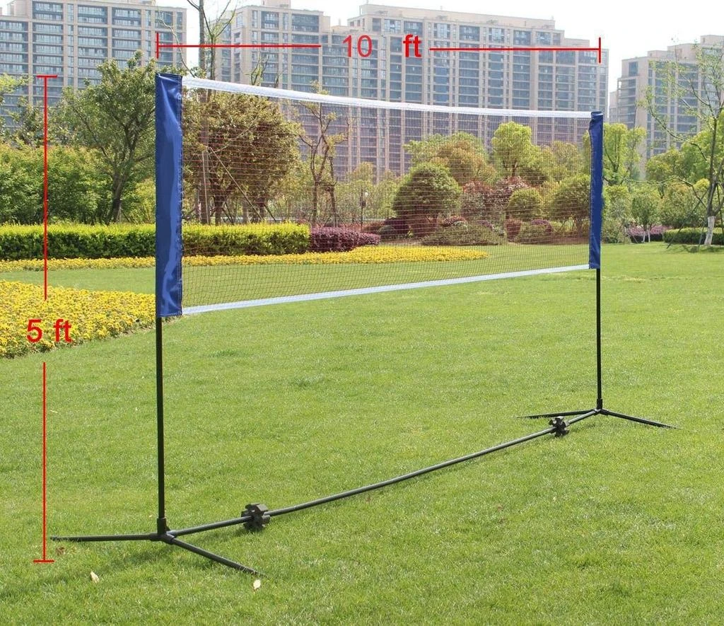 商品Streamdale Furniture|Streamdale Portable Large Volleyball Badminton Tennis Net with Carrying Bag Stand/Frame 10FT,价格¥745,第2张图片详细描述