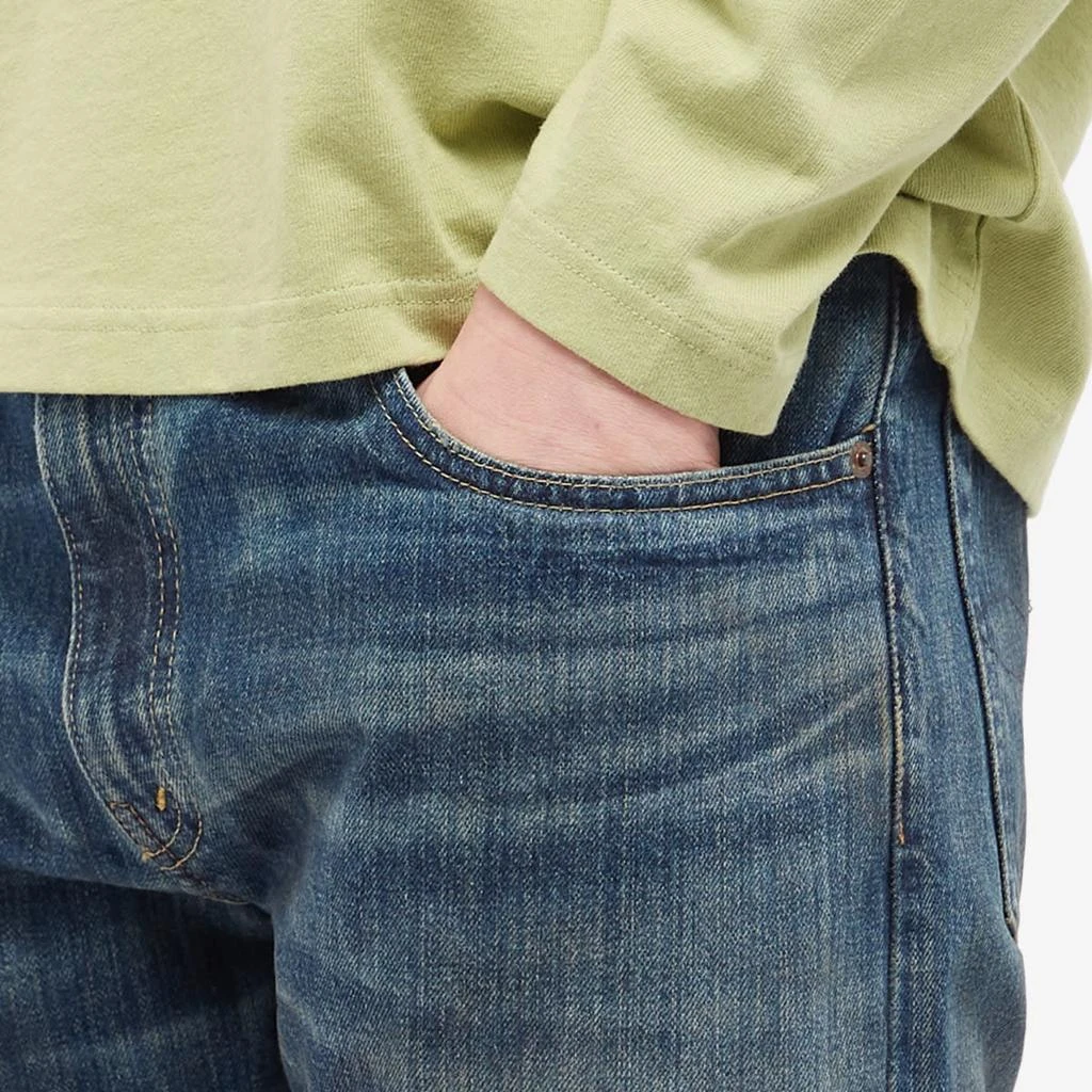 商品RRL|RRL Slim Fit Zip Full Length Slim Jean,价格¥1240,第5张图片详细描述