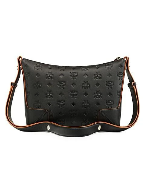 商品MCM|Medium Klara Monogram Leather Shoulder Bag,价格¥6656,第4张图片详细描述