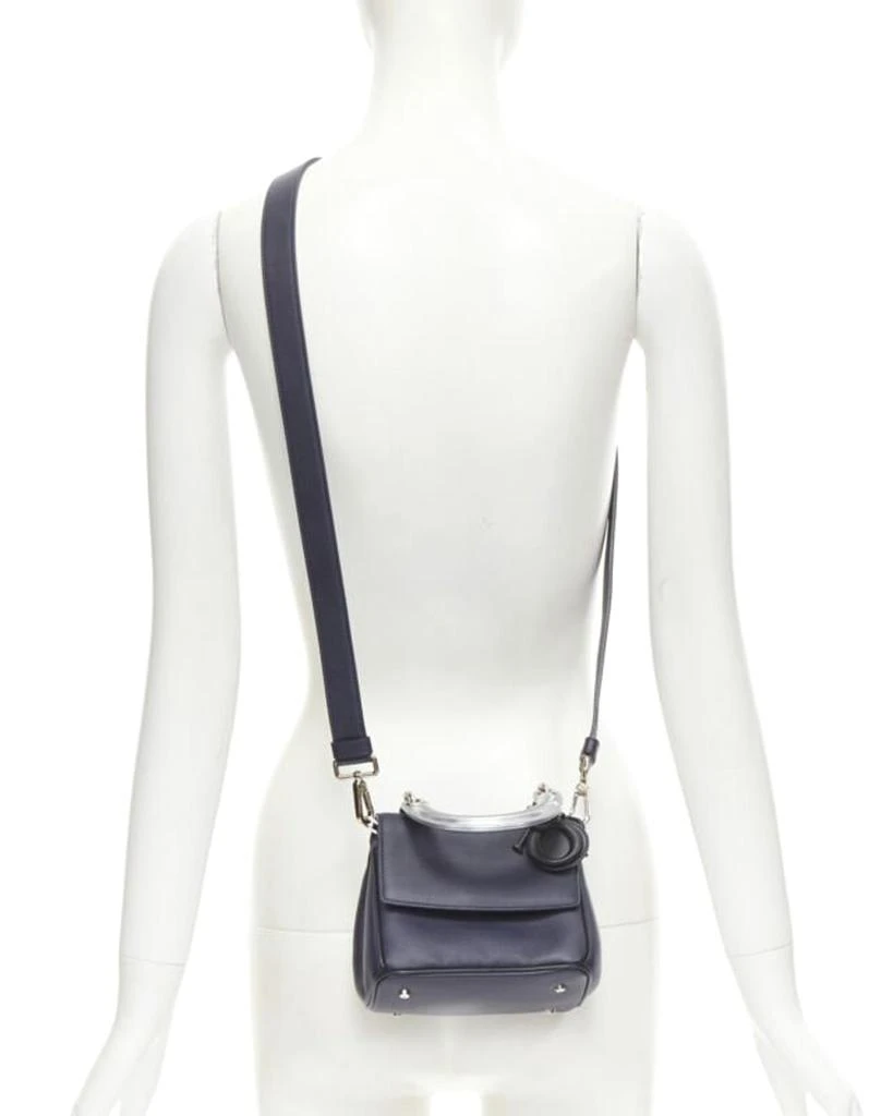 商品[二手商品] Dior|CHRISTIAN DIOR Be Dior Micro blue silver leather flap small shoulder bag,价格¥20443,第2张图片详细描述