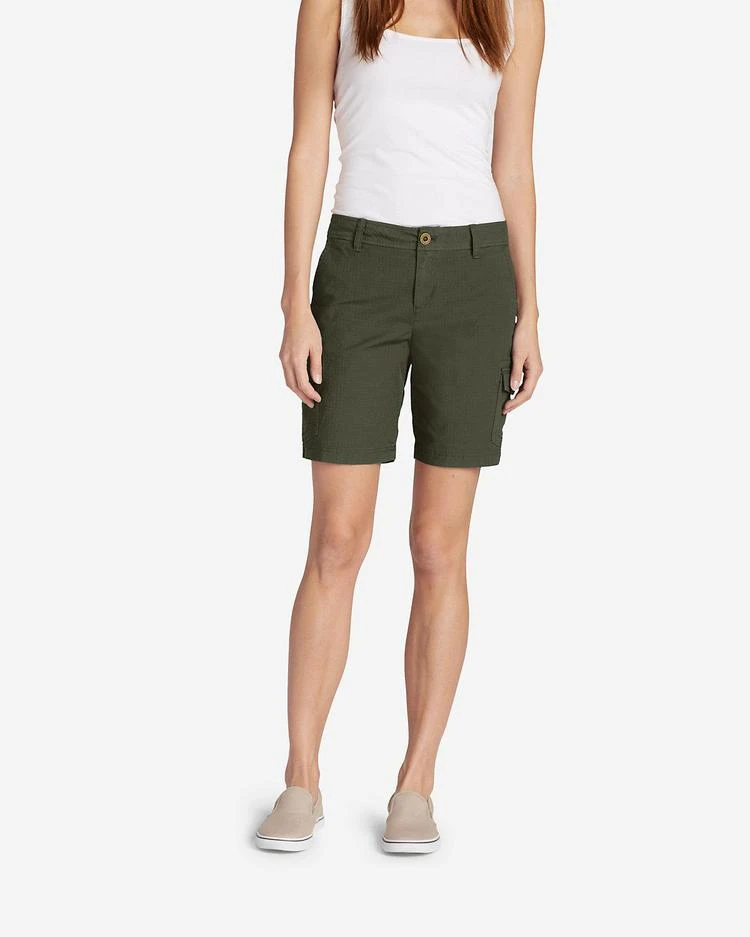 商品Eddie Bauer|女士Women's Adventurer Ripstop Cargo Shorts,价格¥261-¥372,第4张图片详细描述