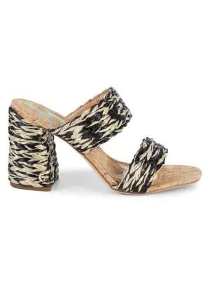 商品Sam Edelman|Estella Raffia Mules,价格¥158,第1张图片