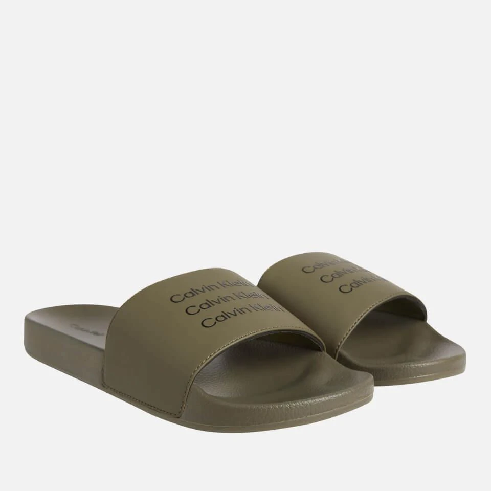 商品Calvin Klein|CALVIN KLEIN SLIDE SANDALS,价格¥219,第3张图片详细描述