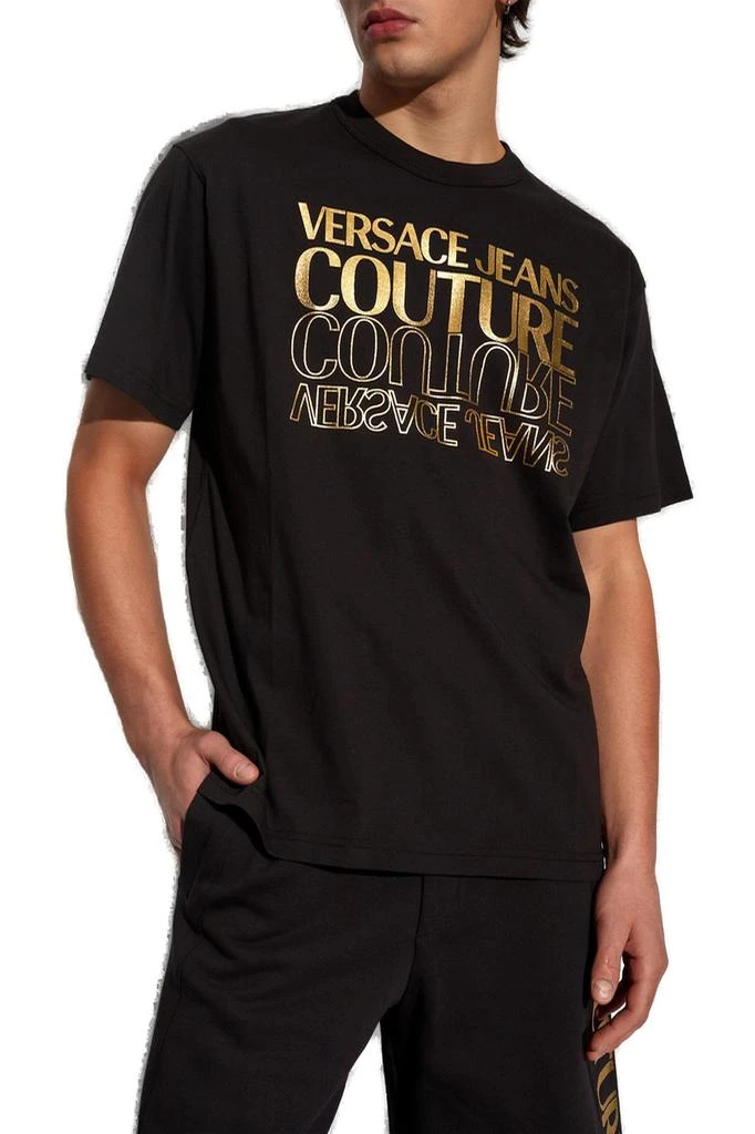 商品Versace|Versace Jeans Couture Logo Printed Crewneck T-Shirt,价格¥653,第2张图片详细描述