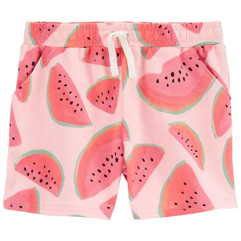 商品Carter's|Watermelon French Terry Shorts,价格¥60,第1张图片详细描述
