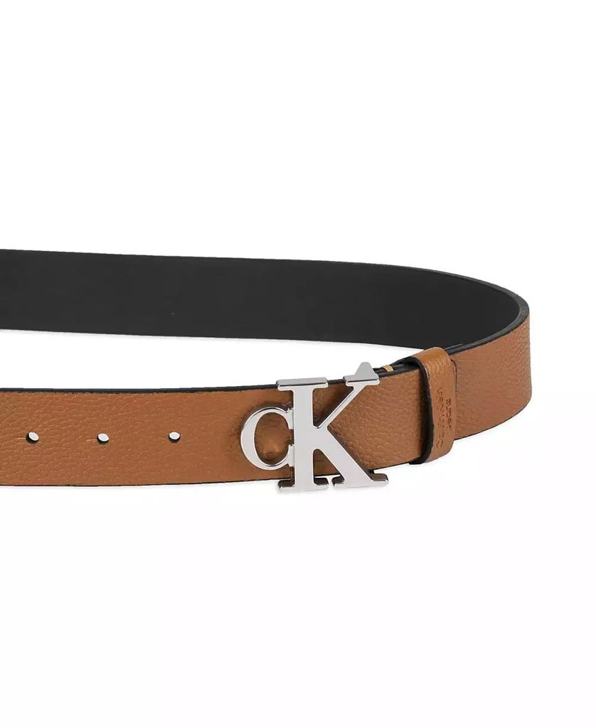 商品Calvin Klein|Men's Logo Plaque Buckle Fashion Jean Belt,价格¥401,第3张图片详细描述