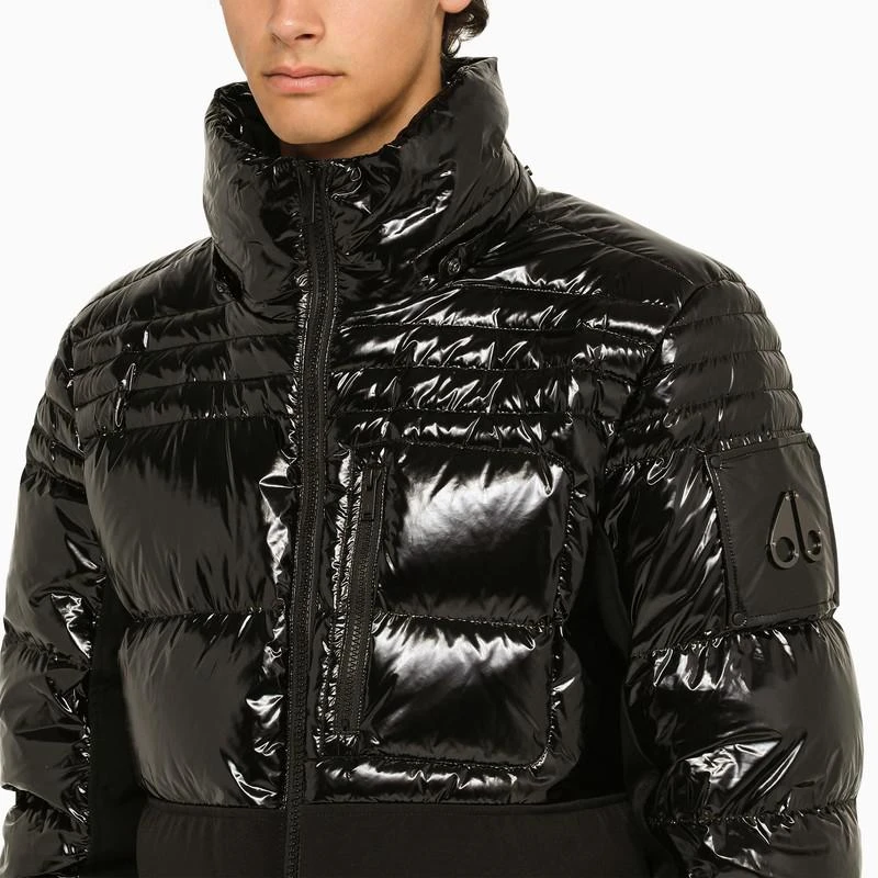 商品Moose Knuckles|Black playful/opaque down jacket,价格¥3552,第4张图片详细描述