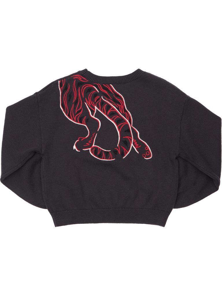 商品Kenzo|Tiger Cotton & Cashmere Knit Sweater,价格¥1151,第4张图片详细描述