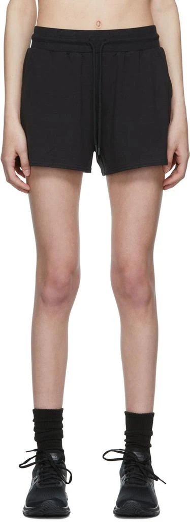 商品Alo|Black Polyester Sport Shorts,价格¥441,第1张图片