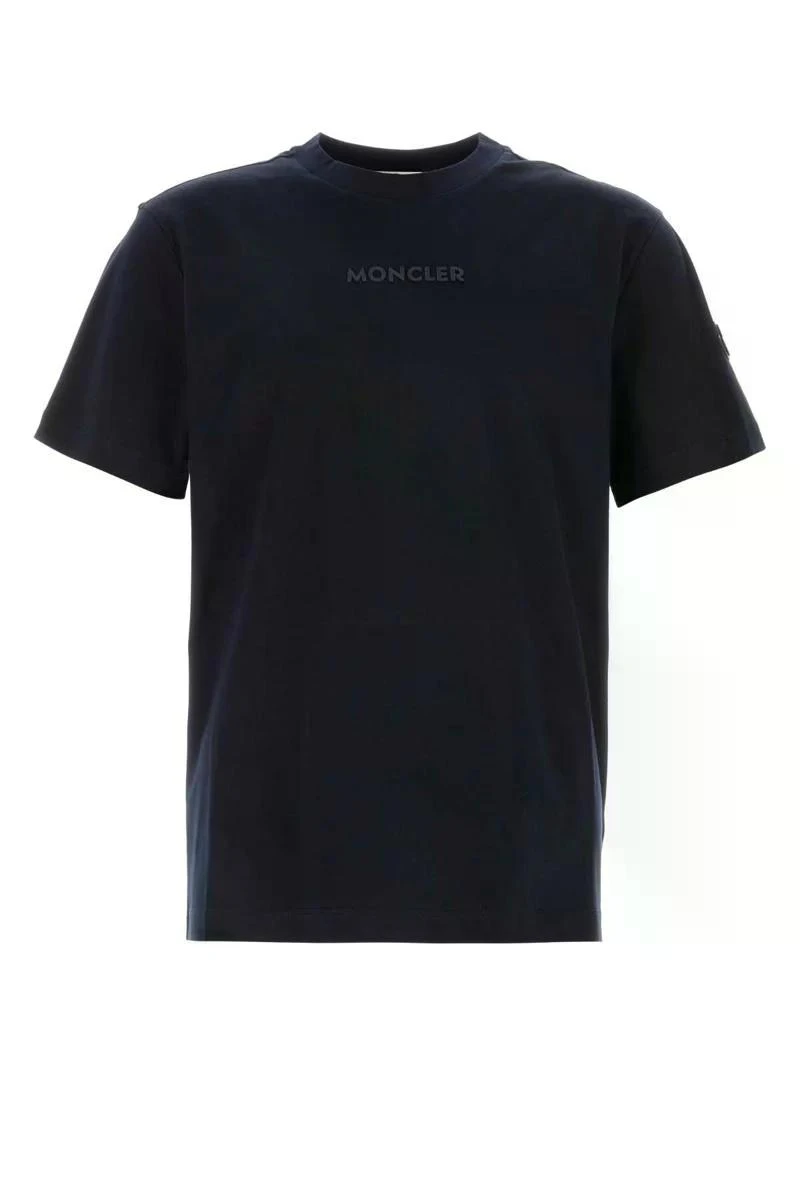 商品【商品预售7天】 Moncler|Moncler 男士T恤 8C0002089AWA742 蓝色,价格¥3347,第1张图片