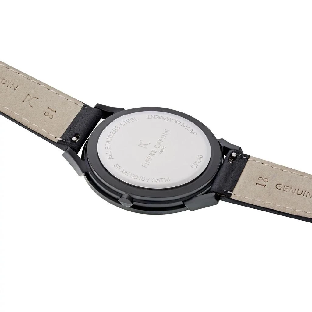商品Pierre Cardin|Pierre Cardin Quartz Leather Strap Watches,价格¥695,第2张图片详细描述