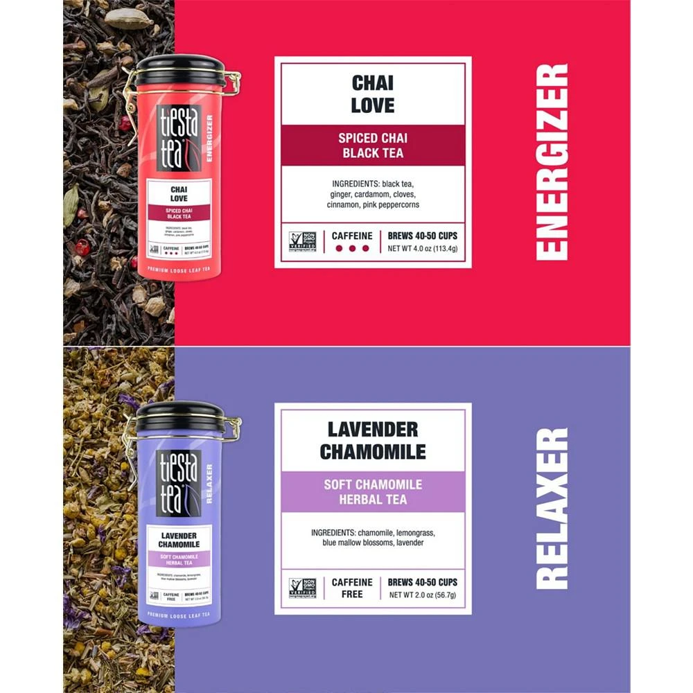 商品Tiesta Tea|Chai Love Lavender Chamomile Loose Leaf Tea,价格¥224,第2张图片详细描述