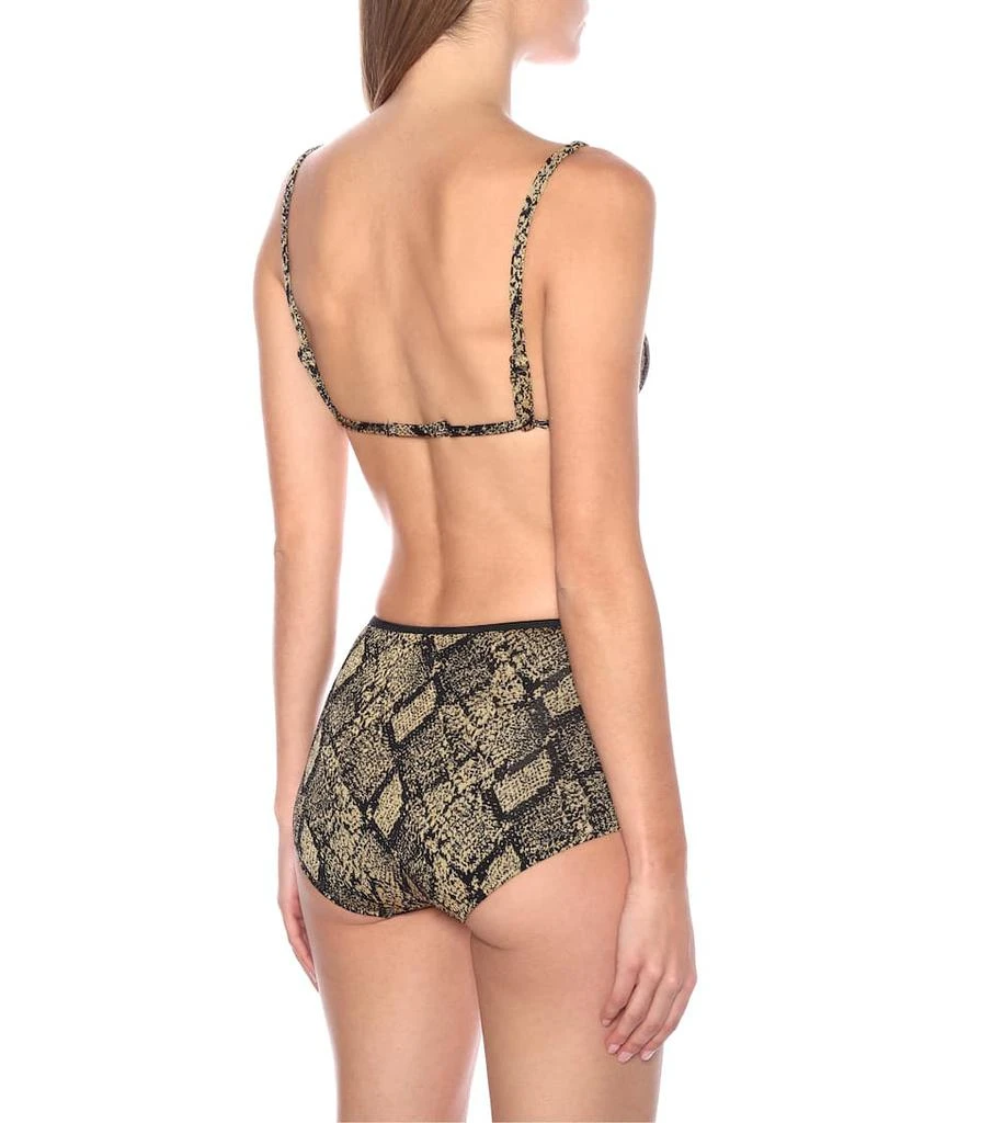 商品Solid & Striped|The Brigitte snake-effect bikini bottoms,价格¥565,第3张图片详细描述
