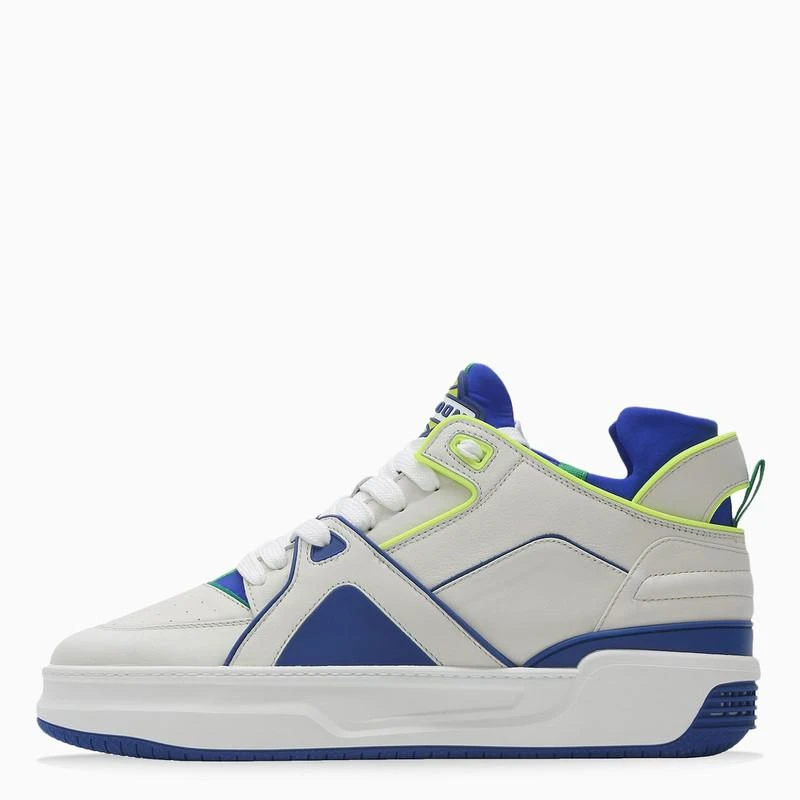 商品Just Don|White/blue Mid Tennis JD2 sneakers,价格¥1172,第4张图片详细描述