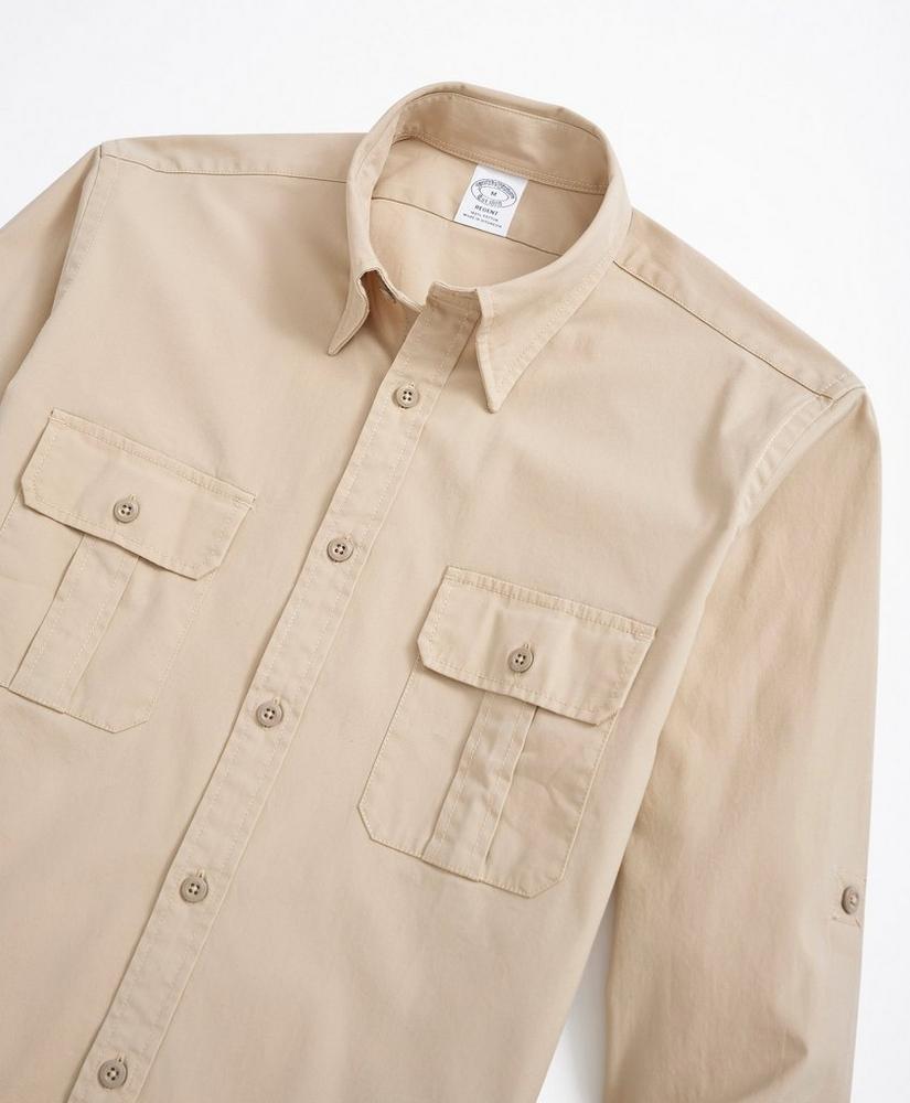 商品Brooks Brothers|Regent Fit Sport Shirt, Cotton Poplin,价格¥368,第4张图片详细描述